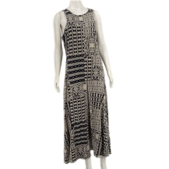 Vintage Ralph Lauren Jeans Southwestern Print Maxi Dress Casual Comfort - Picture 1 of 9